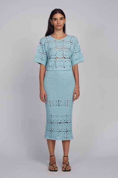 Jana Crochet Skirt,Eleven Six - Shopidpearl