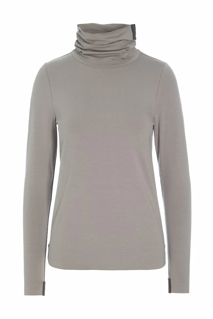 High Neck Knit Top