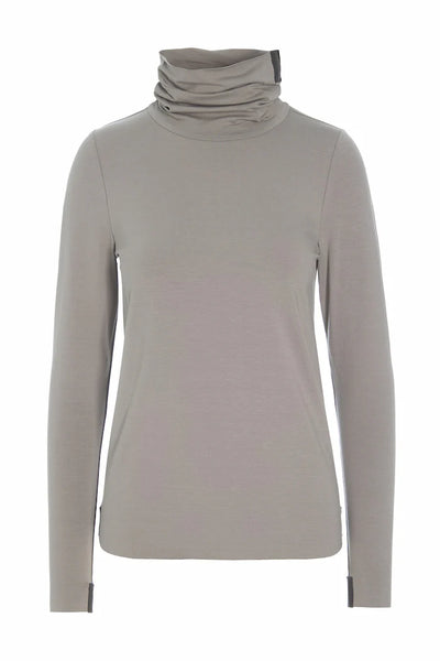High Neck Knit Top,Henriette Steffensen - Shopidpearl