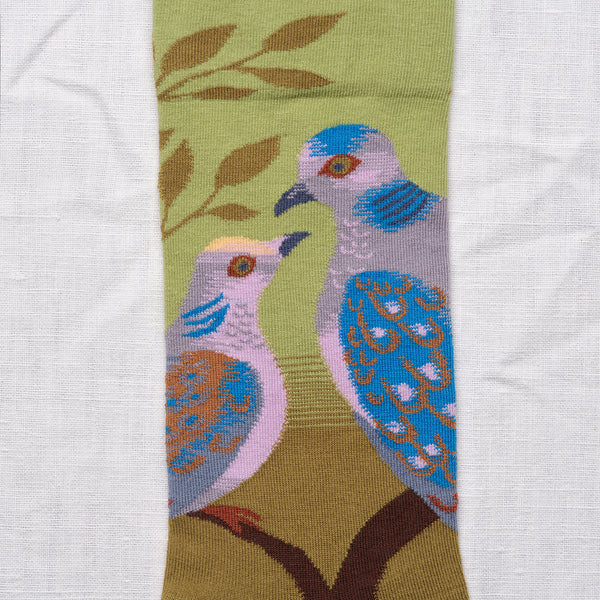 Paris Pigeons Cotton Socks