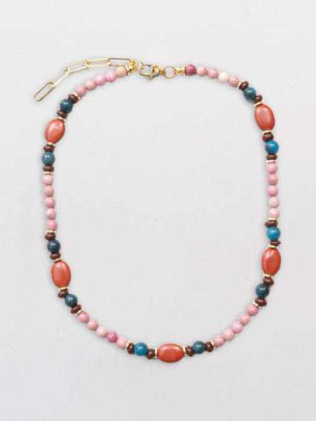 Brownstone Earthy Beaded Necklace