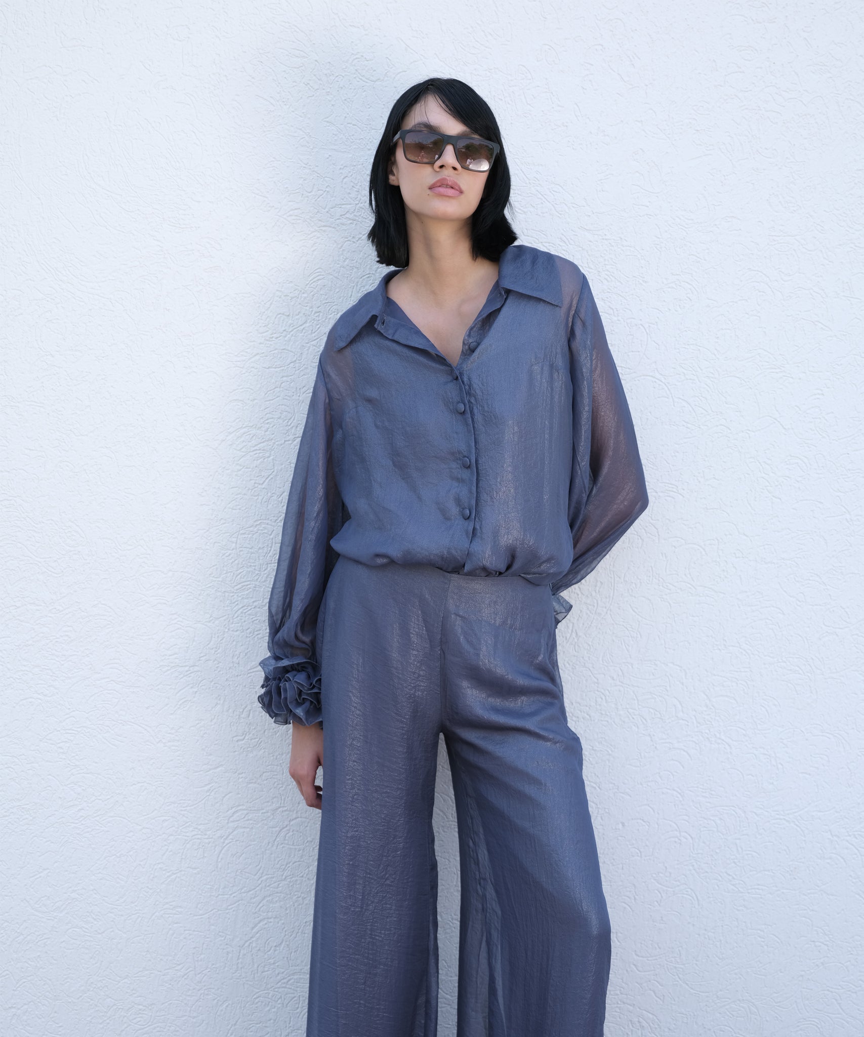 Ashtar Chiffon Pant Suit