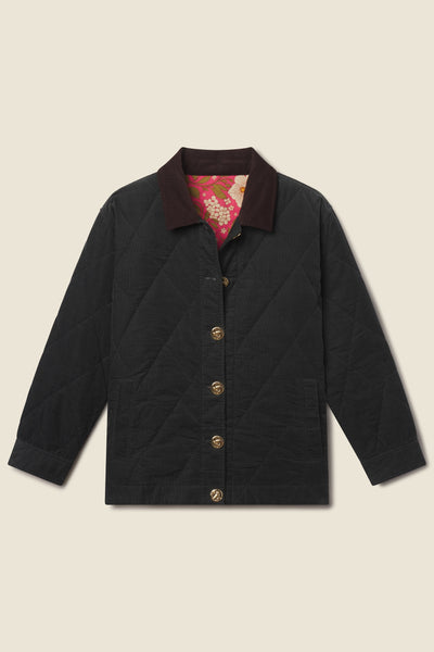 Betty Quilted Reversible Jacket Teal