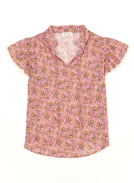 Ceci Print Top,MABE - Shopidpearl