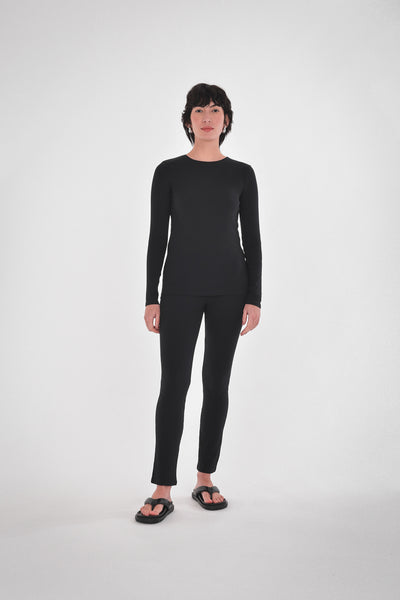 Lisa Rib Cotton Tee