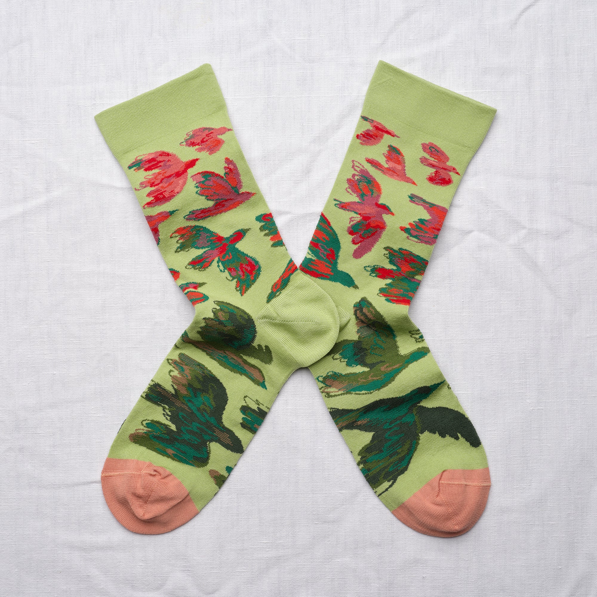 Birds in Flight Cotton Socks