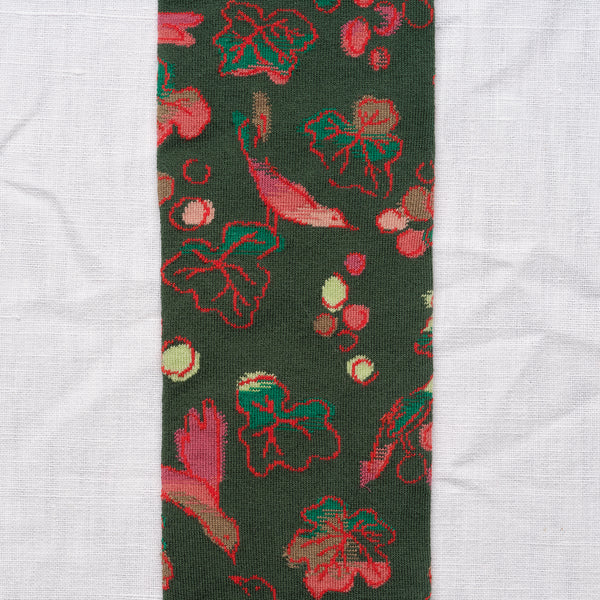 Forest Grape Cotton Knee High Socks