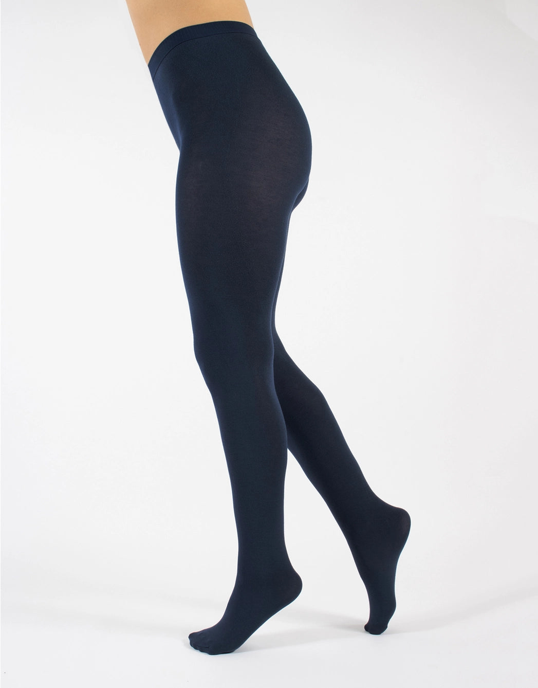 Cashmere Wool Navy Tights