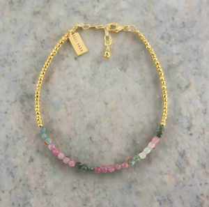 Catalina Watermelon Tourmaline Bracelet