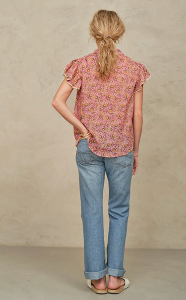 Ceci Print Top,MABE - Shopidpearl