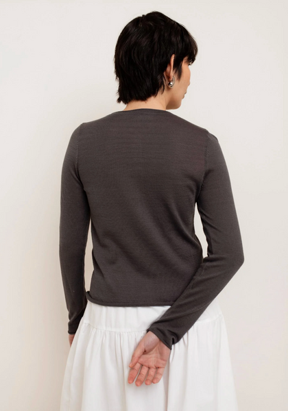 Mercerized Cotton Corinne Cardigan