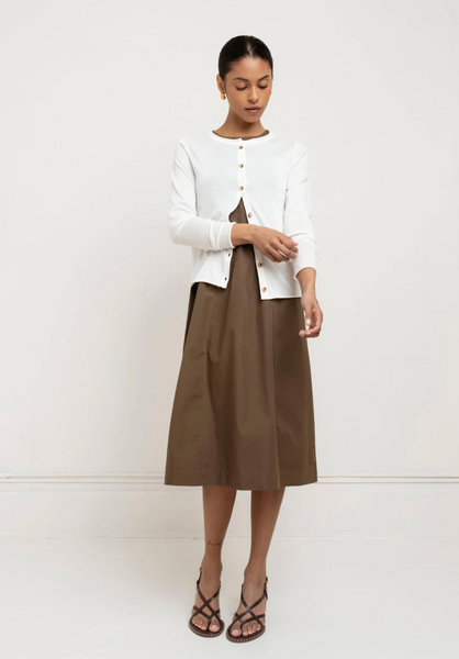 Mercerized Cotton Corinne Cardigan