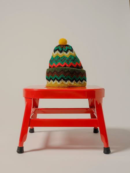 Mizzoni Pom Beanie Forest Green