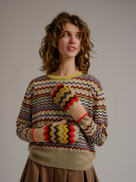 Mizzoni Mittens Dawn Pink Combo
