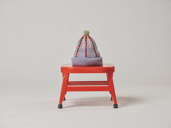 Star Pom Beanie Lilac