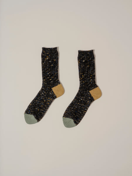Marled Cotton Wool Crew Socks