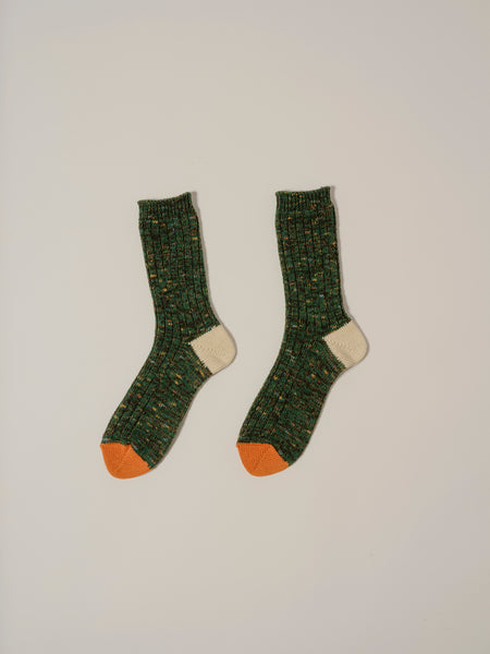 Marled Cotton Wool Crew Socks