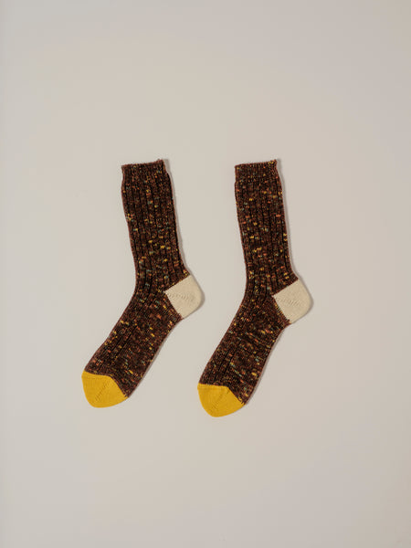 Marled Cotton Wool Crew Socks