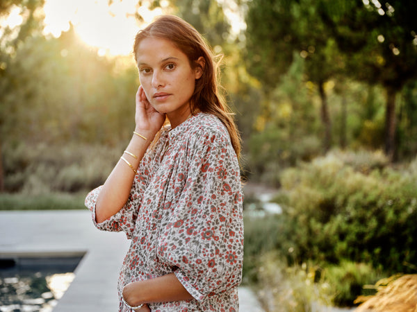 Della Floral Print Top,MABE - Shopidpearl