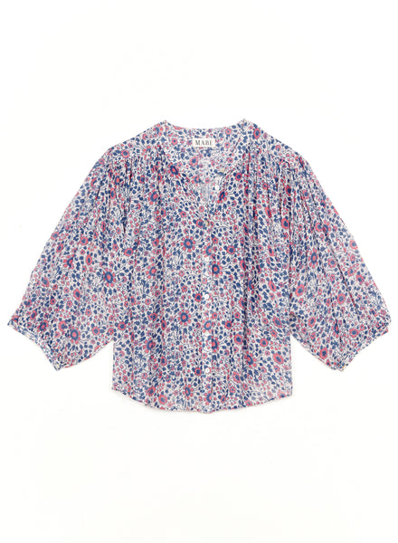Della Floral Print Top,MABE - Shopidpearl