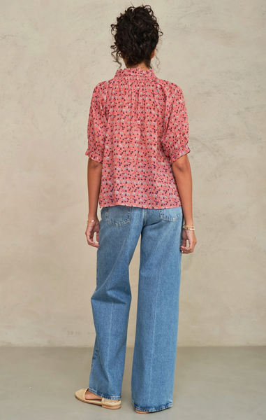 Darla Floral Print Top,MABE - Shopidpearl