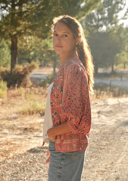Darla Floral Print Jacket,MABE - Shopidpearl