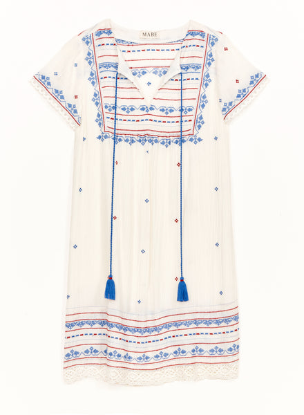 Elsa Embroidered Dress,MABE - Shopidpearl