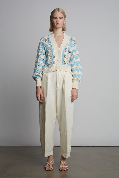 Luna Cotton Chevron Cardigan,Eleven Six - Shopidpearl