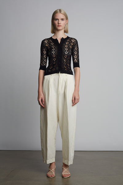 Ruby Cotton Crochet Cardigan,Eleven Six - Shopidpearl