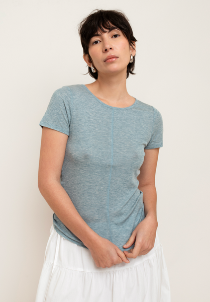 Echo Sheer T-Shirt,Paper Label - Shopidpearl
