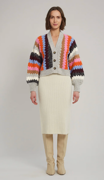 Charlie Cardigan Sweater Multi Color