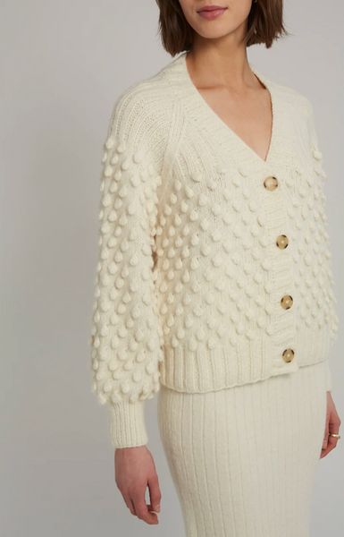 Sage Cardigan Sweater Ivory