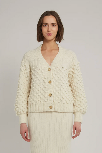 Sage Cardigan Sweater Ivory