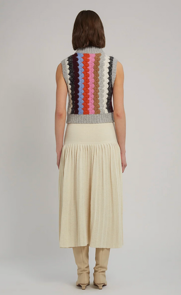 Carla Sweater Vest Multi Color