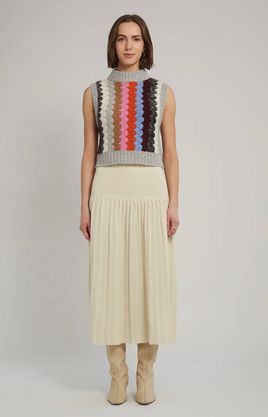 Carla Sweater Vest Multi Color