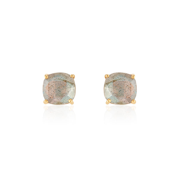 Emmy Stud Labradorite Earrings