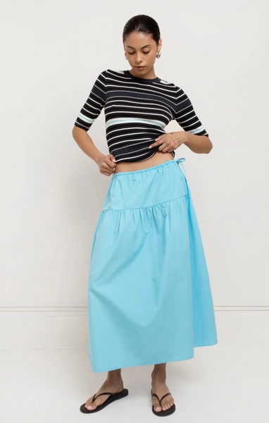 Organic Cotton Evita Midi Skirt