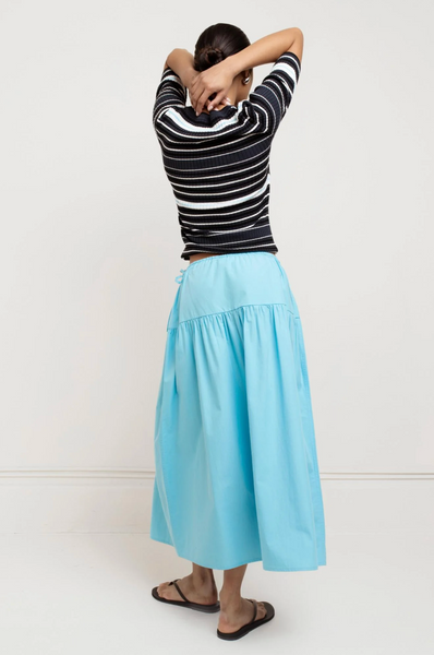 Organic Cotton Evita Midi Skirt