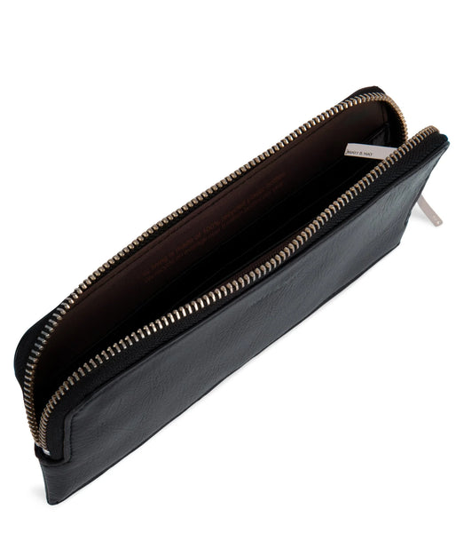 Sustainable Vegan Slim Zip Top Wallet