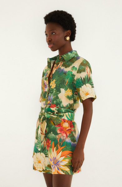 Oriental Garden Romper,Farm Rio - Shopidpearl
