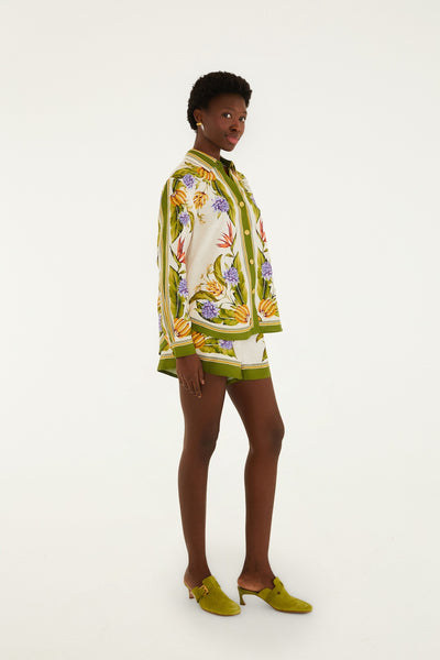 Tropical Scarf Short,Farm Rio - Shopidpearl