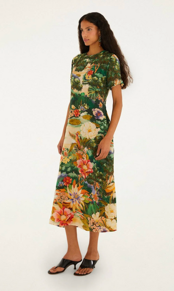 Oriental Garden Maxi Dress,Farm Rio - Shopidpearl