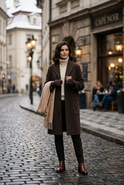 Fleece Double Layer Cardigan Coat