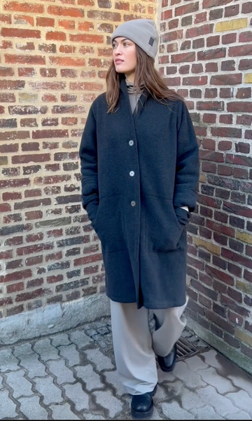 Fleece Double Layer Cardigan Coat