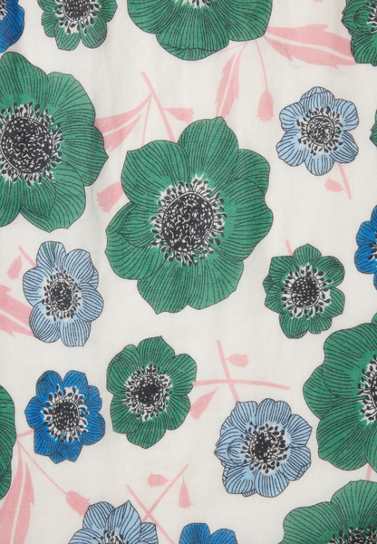 Martinique Cotton Floral Bloom Mini Dress,Trovata - Shopidpearl