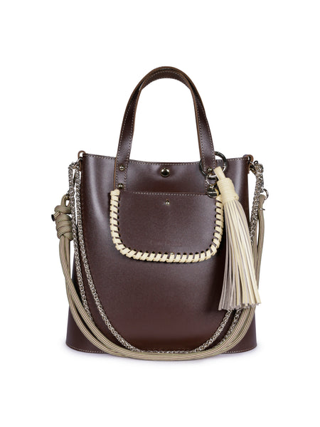 Chocolate Calf Leather Handbag