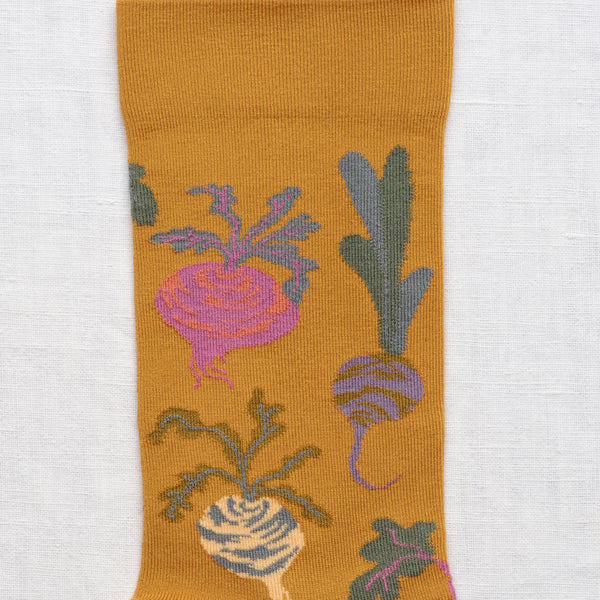 Beet Garden Cotton Socks