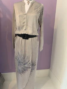 Vera Cartwheel Wrap Dress,Rabens Saloner - Shopidpearl