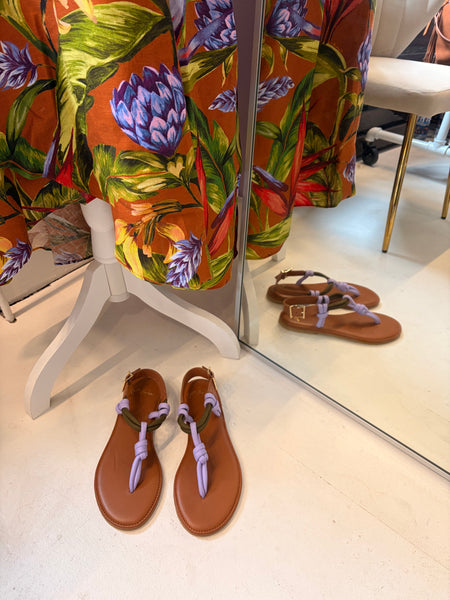 Pepite Leather Rope Lilac Sandal,Craie Studio - Shopidpearl