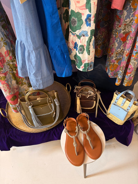 Pepite Leather Rope Chestnut Sandal,Craie Studio - Shopidpearl